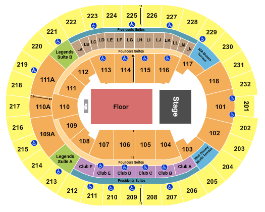 Kia Center Olivia Rodrigo Seating Chart